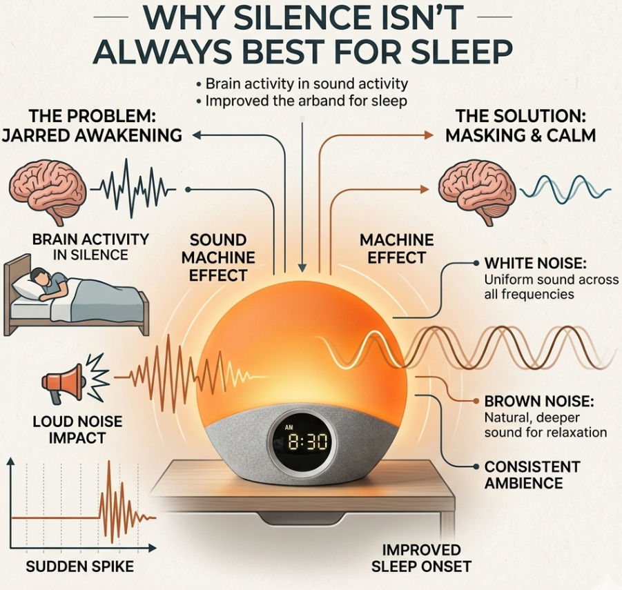 Why Silence Isn’t Always Best for Sleep